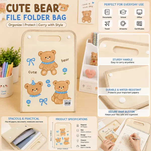Beige_Plastic_Cute_Bear_Print_Portable_Clipboard_Storage_Case_For_Kids