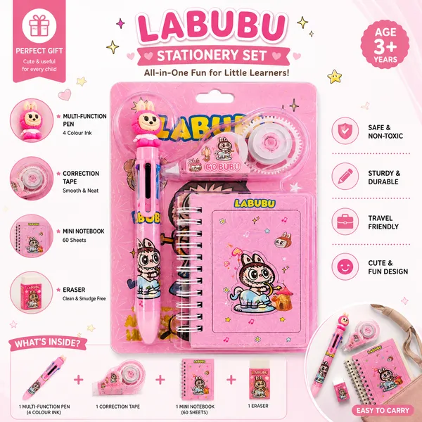 Inkberry_Pink_Labubu_Character_Stationery_Set_With_Notebook_For_Kids