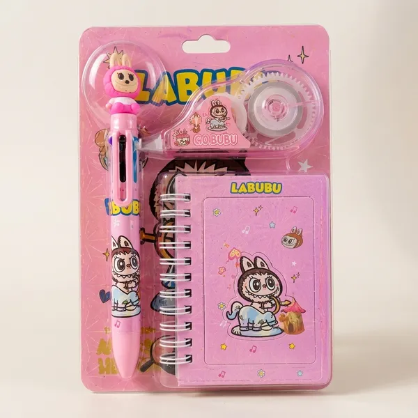 Inkberry_Pink_Labubu_Character_Stationery_Gift_Set_For_Kids