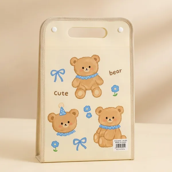 Beige_Plastic_Cute_Bear_Print_Portable_Clipboard_Storage_Case_For_Kids