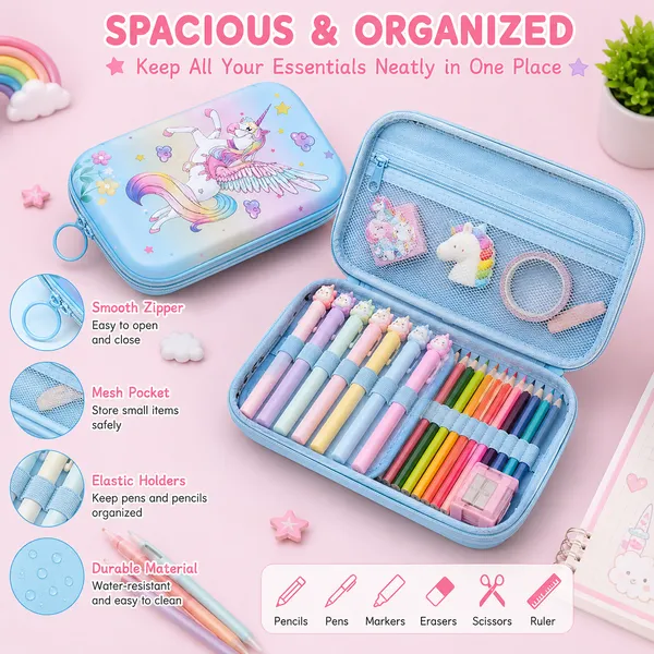 Purple_Eva_Hardshell_Unicorn_Rainbow_Embossed_Pencil_Case_For_Girls