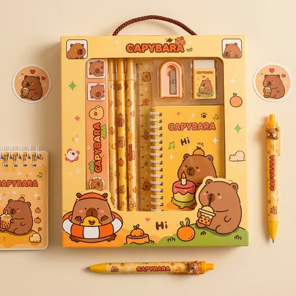 Inkberry_Multicolor_Capybara_Character_Stationery_Gift_Set_For_Kids