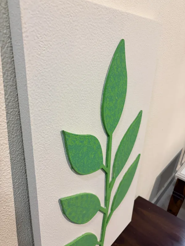 Cream_And_Green_Ply_And_Mdf_With_Texture_Paint_Wall_Decor_Panel
