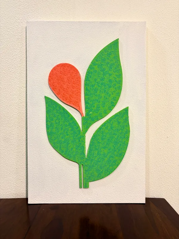 Cream_And_Green_Ply_And_Mdf_With_Texture_Paint_Wall_Decor_Panel