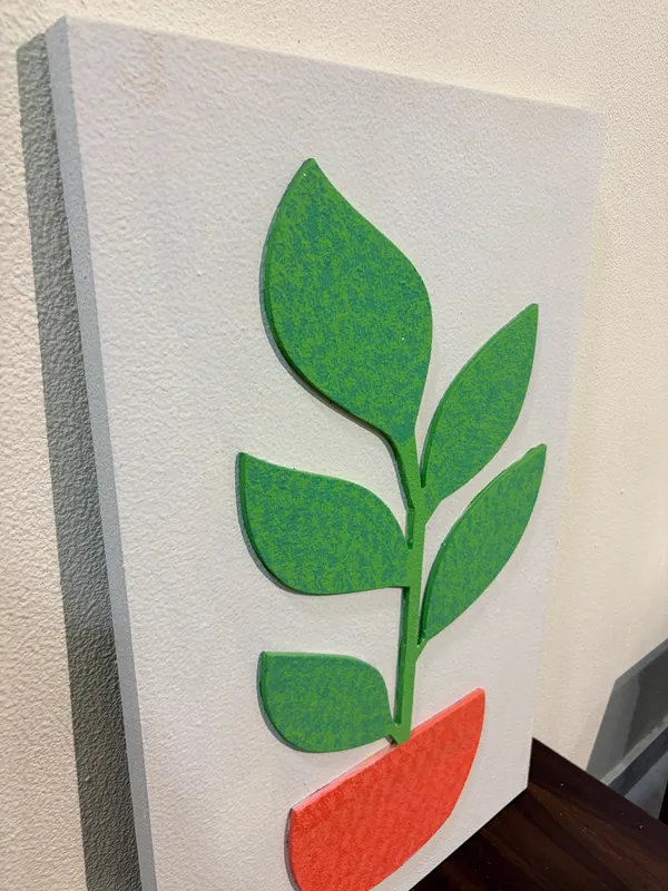 Cream_And_Green_Ply_And_Mdf_With_Texture_Paint_Wall_Decor_Panel