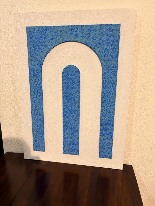 Cream_And_Blue_Ply_And_Mdf_With_Texture_Paint_Wall_Decor_Panel