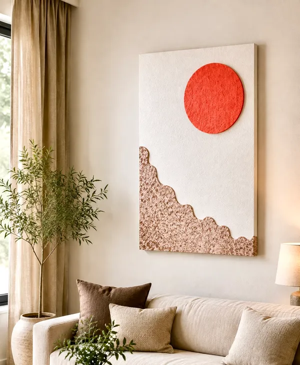 Cream_And_Brown_Ply_And_Mdf_With_Texture_Paint_Wall_Decor_Panel