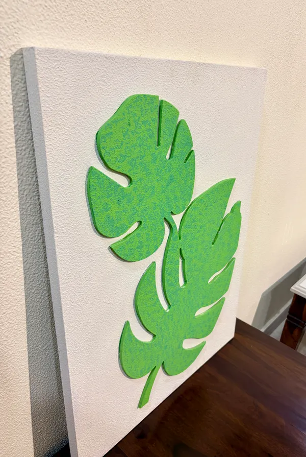 Cream_And_Green_Ply_And_Mdf_With_Texture_Paint_Wall_Decor_Panel