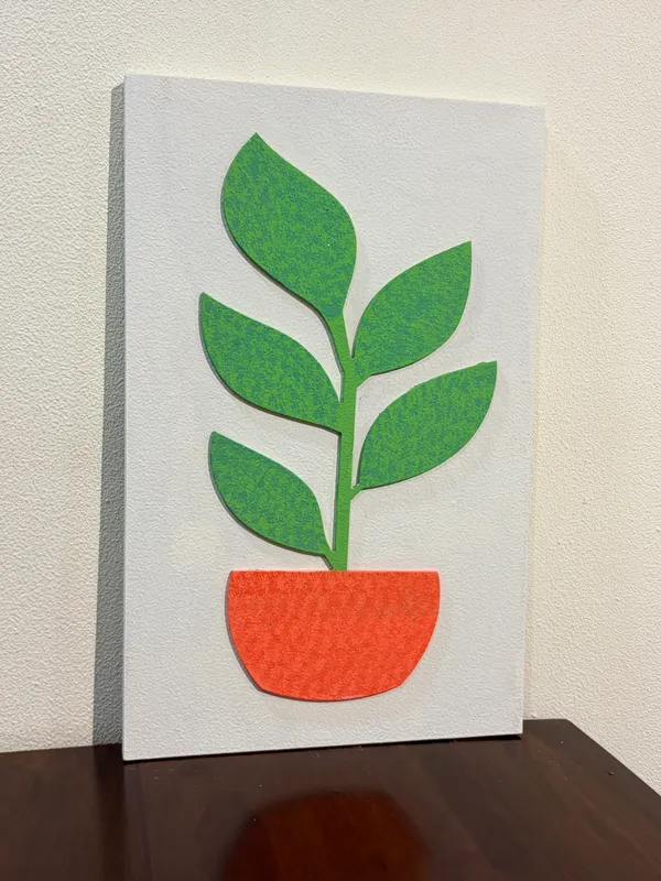 Cream_And_Green_Ply_And_Mdf_With_Texture_Paint_Wall_Decor_Panel