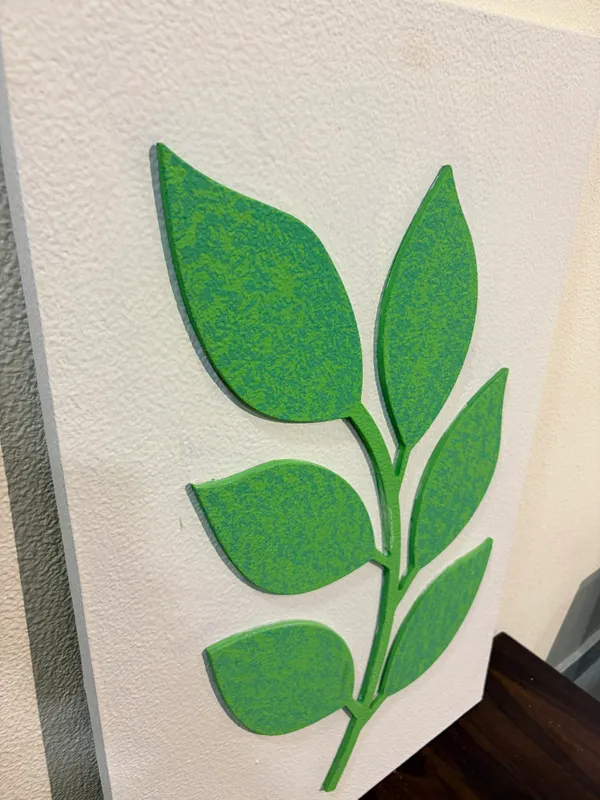 Cream_And_Green_Ply_And_Mdf_With_Texture_Paint_Wall_Decor_Panel