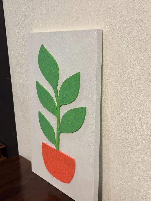Cream_And_Green_Ply_And_Mdf_With_Texture_Paint_Wall_Decor_Panel
