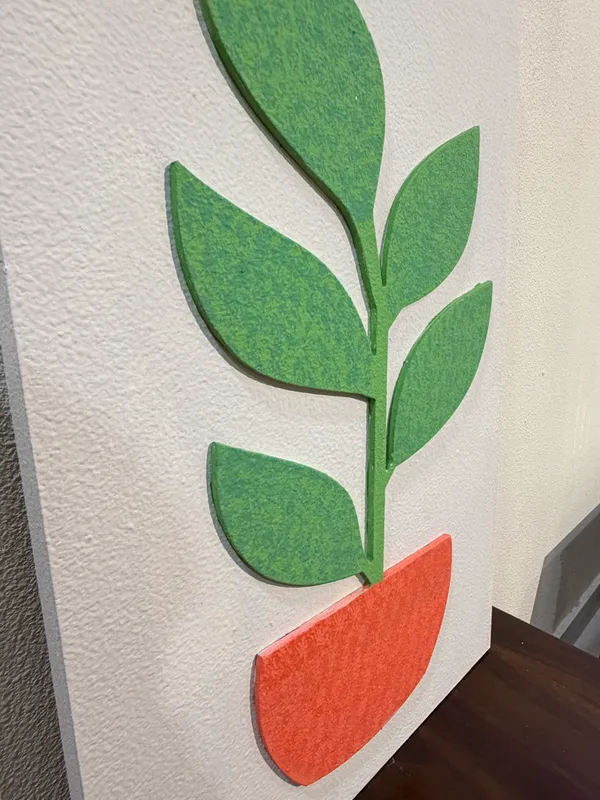 Cream_And_Green_Ply_And_Mdf_With_Texture_Paint_Wall_Decor_Panel