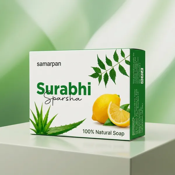 Pack_Of_10_Samarpan_Surabhi_Sparsha_Neem_Aloe_Vera_Herbal_Soap_|_75_Gram