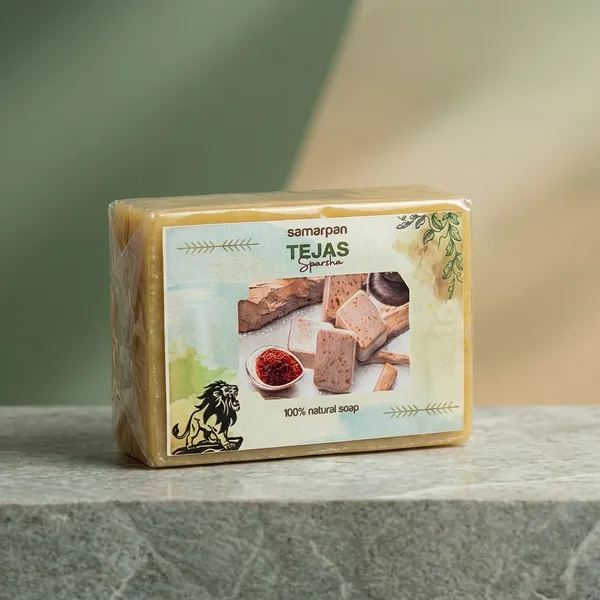 Pack_Of_10_Samarpan_Tejas_Saffron_Sandalwood_Anti_Tan_Soap_|_70_Gram