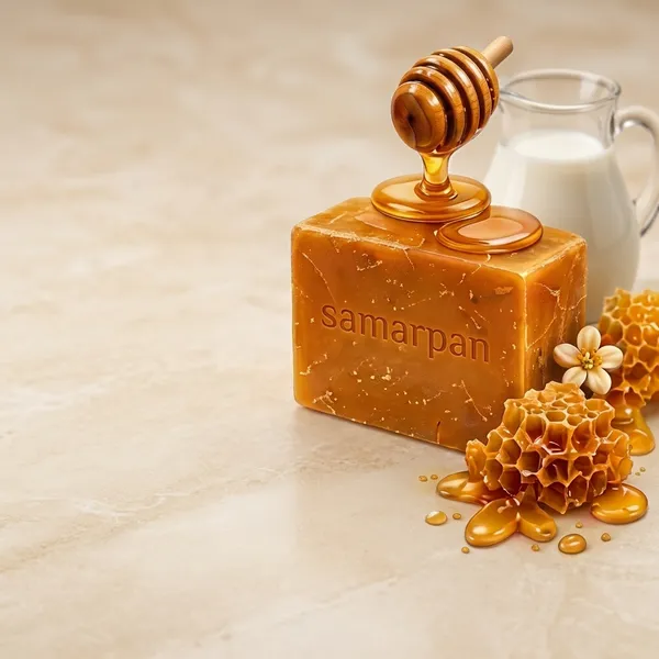 Pack_Of_10_Samarpan_Handmade_Honey_And_Milk_Soap_|_70_Gram