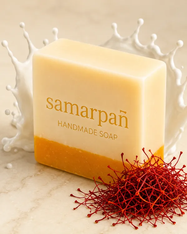 Pack_Of_10_Samarpan_Milk_Kesar_Handmade_Beauty_Soap_|_70_Gram