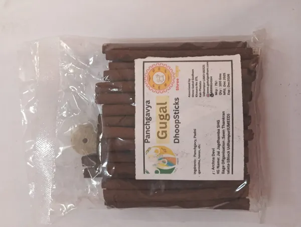 Shree_Gokul_Panchgavya_Guggal__Dhoop_Sticks_(_Pack_Of_4_)