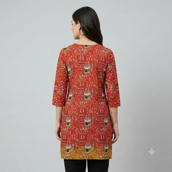 Red_Cotton_Straight_Geometric_Print_Kurta_For_Women