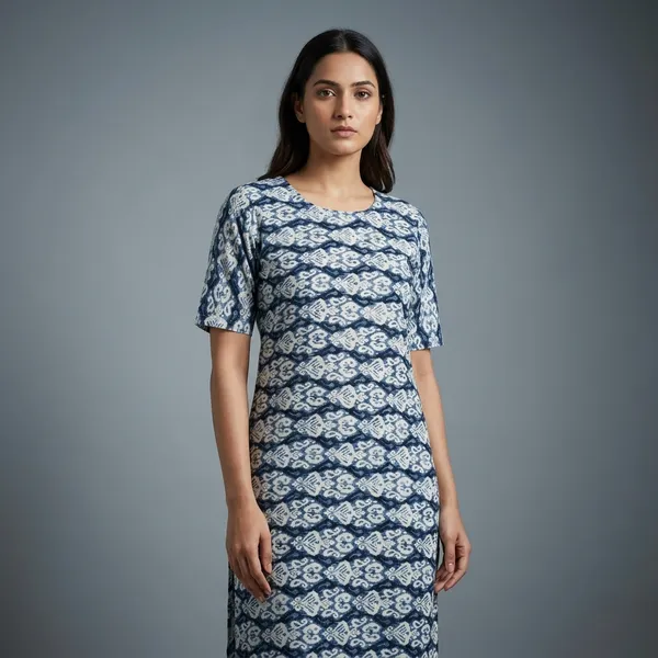 Navy_Blue_Cotton_Straight_Printed_Kurta_For_Women