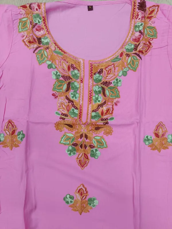 Pink_Viscose_Cotton_Straight_Floral_Embroidered_Kurti_Pant_Set_For_Women
