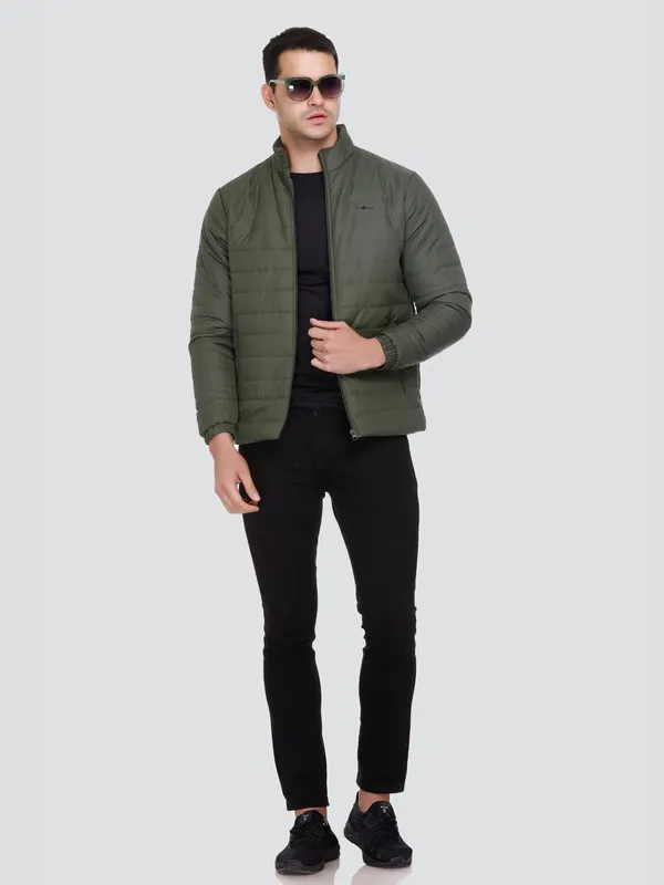 Olive_Premium_Polyester_Puffer_Jacket_For_Men