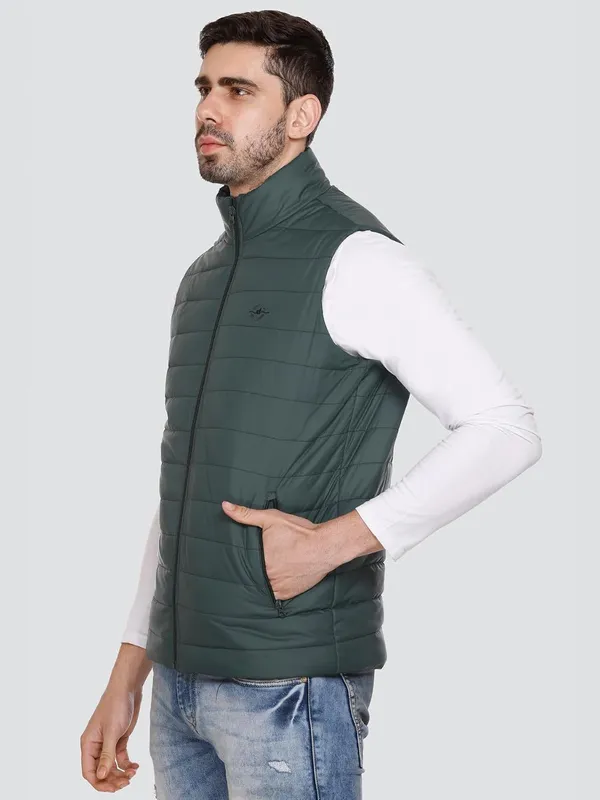 Bottle_Green_Premium_Polyester_Bomber_Jacket_For_Men