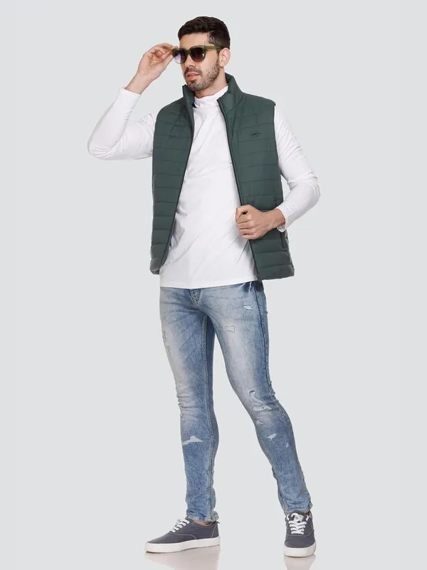 Bottle_Green_Premium_Polyester_Bomber_Jacket_For_Men