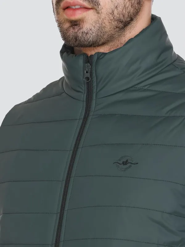 Bottle_Green_Premium_Polyester_Bomber_Jacket_For_Men