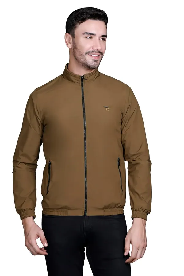 Tan_Premium_Polyester_Jacket_For_Men