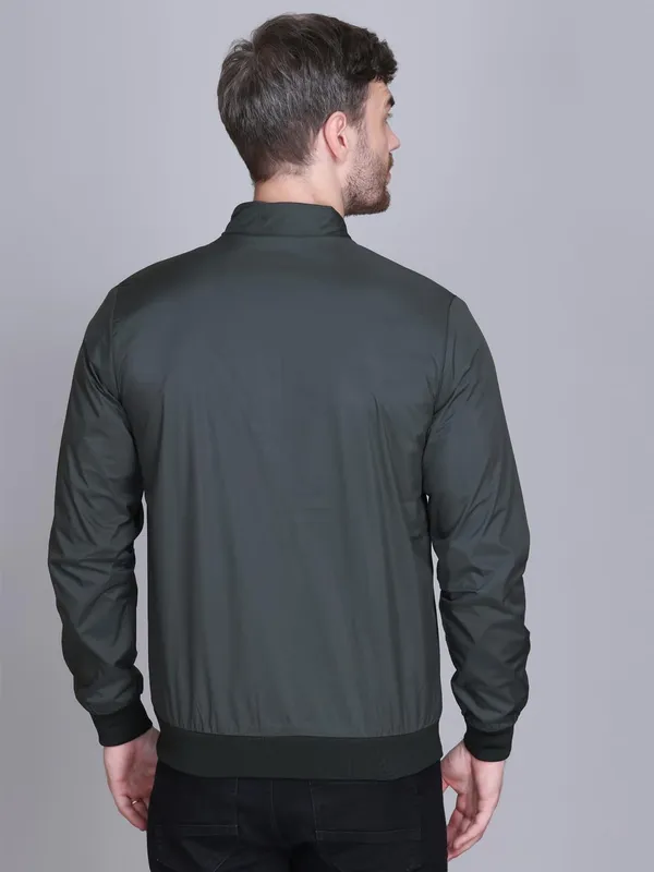 Olive_Premium_Polyester_Jacket_For_Men