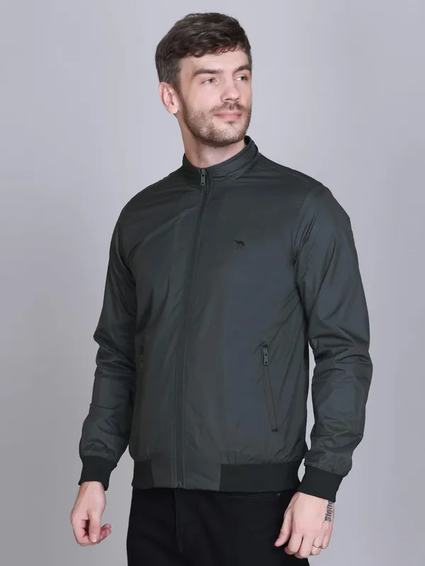 Olive_Premium_Polyester_Jacket_For_Men