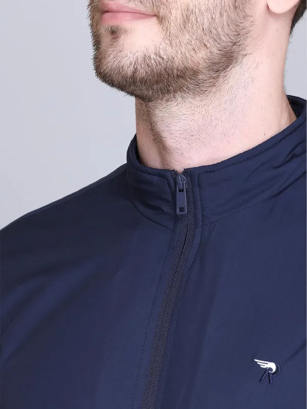 Navy_Premium_Polyester_Jacket_For_Men
