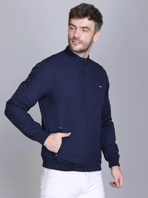 Navy_Premium_Polyester_Jacket_For_Men
