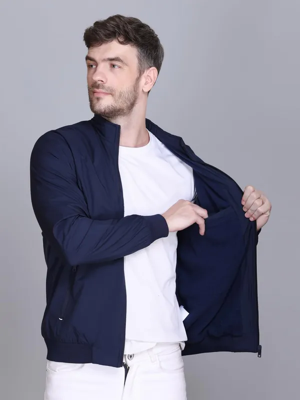 Navy_Premium_Polyester_Jacket_For_Men