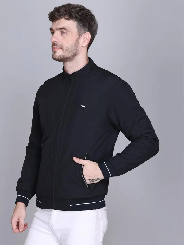 Black_Premium_Nylon_Puffer_Jacket_For_Women