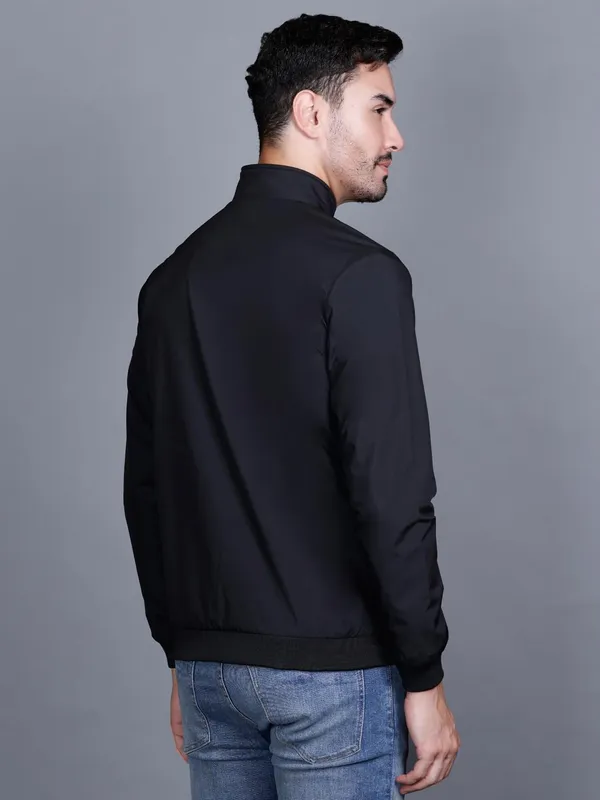 Black_Premium_Polyester_Jacket_For_Men