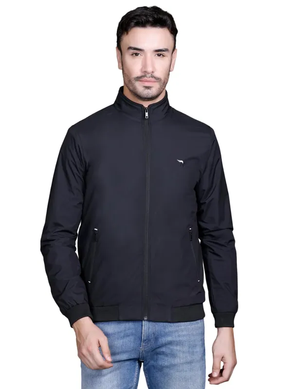 Black_Premium_Polyester_Jacket_For_Men