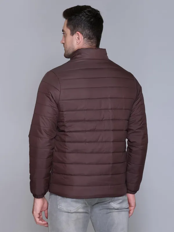 Wine_Premium_Polyester_Puffer_Jacket_For_Women