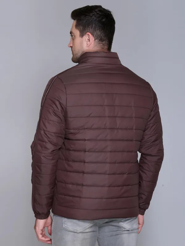 Wine_Premium_Polyester_Puffer_Jacket_For_Women