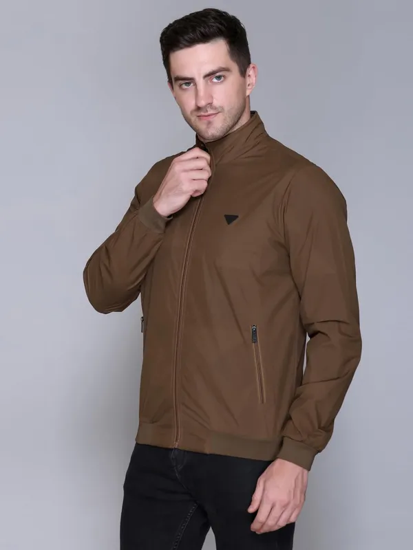 Tan_Premium_Polyester_Bomber_Jacket_For_Men