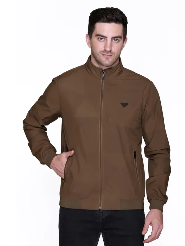 Tan_Premium_Polyester_Bomber_Jacket_For_Men