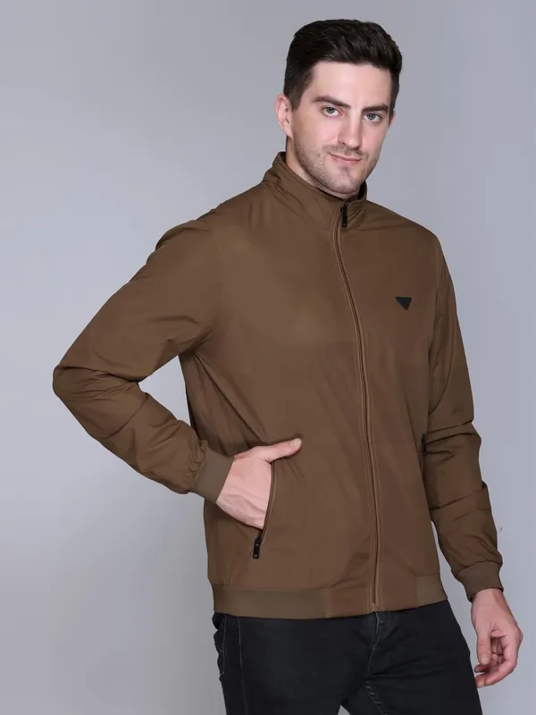 Tan_Premium_Polyester_Bomber_Jacket_For_Men