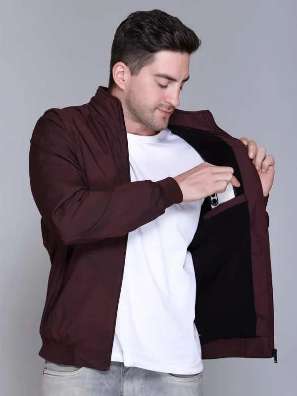 Wine_Premium_Polyester_Bomber_Jacket_For_Men
