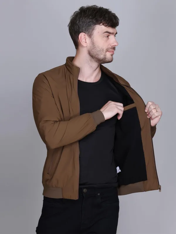 Tan_Premium_Polyester_Bomber_Jacket_For_Men