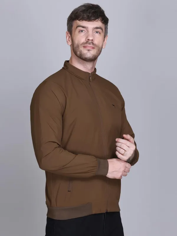 Tan_Premium_Polyester_Bomber_Jacket_For_Men