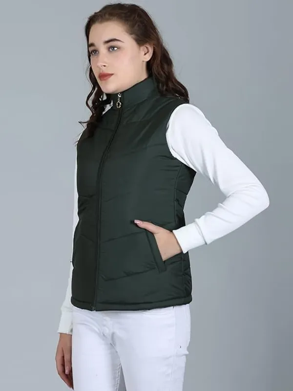 Olive_Premium_Polyester_Sleeveless_Jacket_For_Women