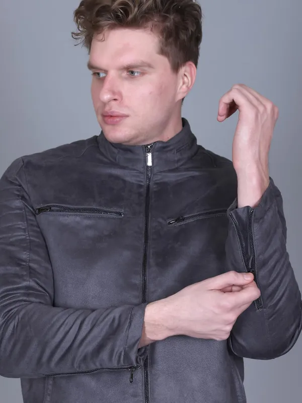 Dark_Grey_Premium_Polyester_Jacket_For_Men