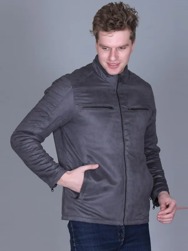 Dark_Grey_Premium_Polyester_Jacket_For_Men