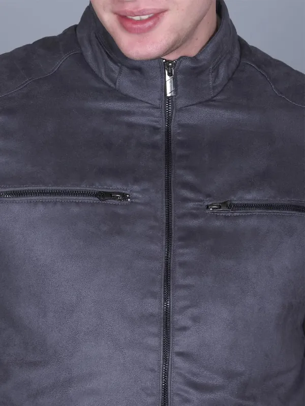 Dark_Grey_Premium_Polyester_Jacket_For_Men