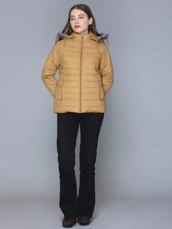 Mustard_Premium_Polyester_Wo_Puffer_Jacket_For_Women